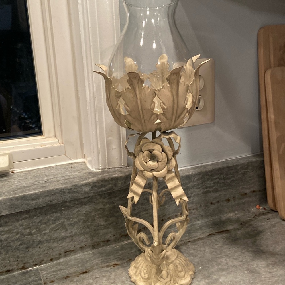 Shabby Chic Candle Holder
